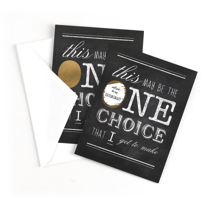 One Choice Scratch Off Card – Groomsman