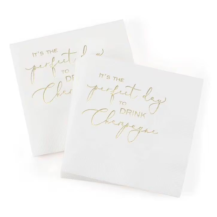 Drink Champagne Napkins