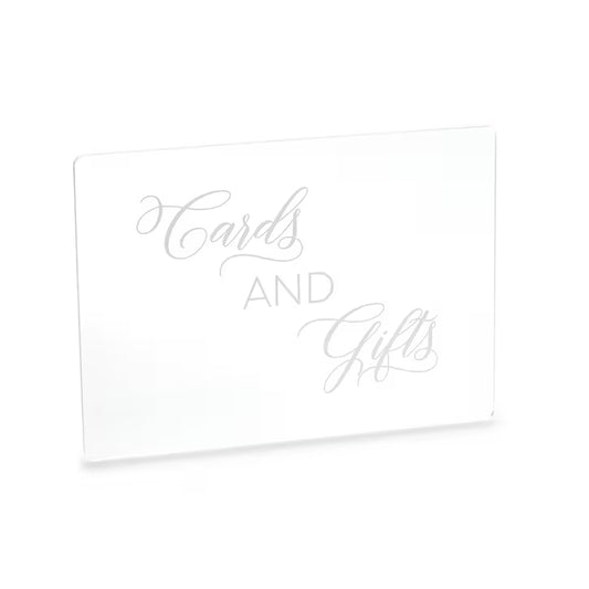 Cards and Gifts Acrylic Sign