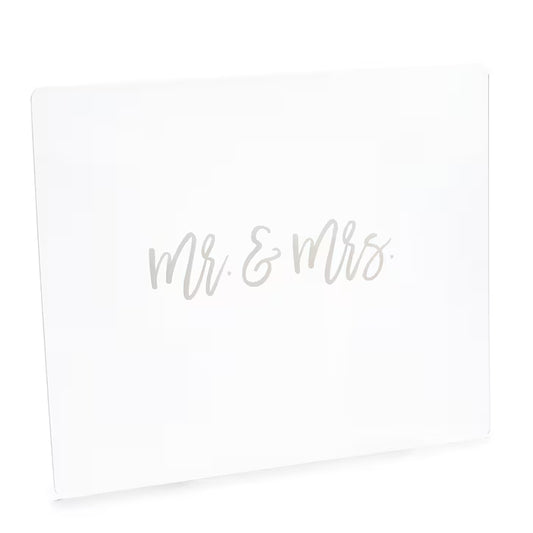 Mr. & Mrs. Acrylic Sign