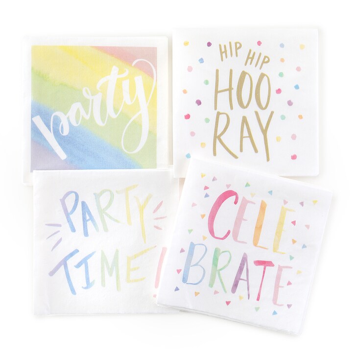 Rainbow Party Napkin Set