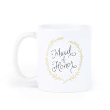 Maid of Honor Laurel Wreath Mug