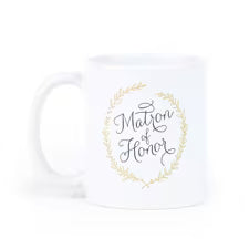 Matron of Honor Laurel Wreath Mug