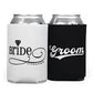Bride Groom Set - Can Coolers