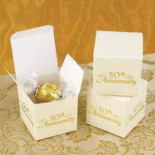 50th Anniversary Favor Treat Boxes