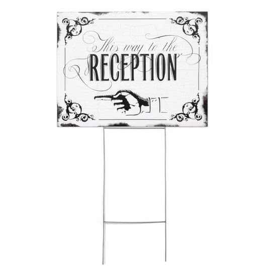 Vintage Reception Sign