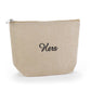 Hers - Jute Cosmetic Bag