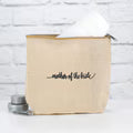 Mother of the Bride - Jute Cosmetic Bag