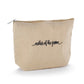 Mother of the Groom - Jute Cosmetic Bag