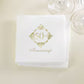 Silver Foil 50th Anniversary Cocktail Napkins