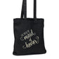 Will You Be My Maid of Honor Black Tote Bag