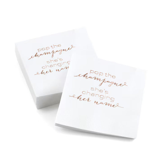 Pop the Champagne Cocktail Napkins