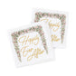 Happily Ever After Greenery Cocktail Napkin