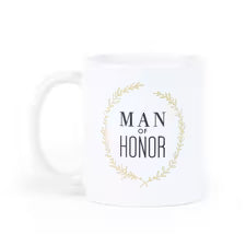 Man of Honor Laurel Wreath Mug