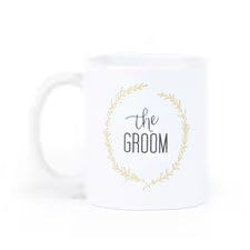 The Groom Laurel Wreath Mug