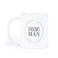 Groomsman Laurel Wreath Mug