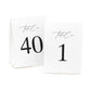 Stylish  Table Number Tents 1-40