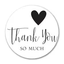 Thank You So Much Labels