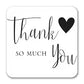 Thank You So Much Labels -Square