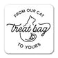 From Our Cat Label - Square