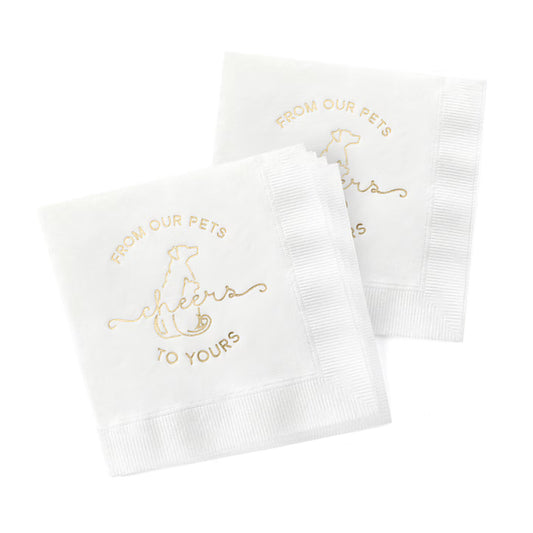 From Our Pets Cocktail Napkins