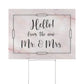 Wedding Hello Yard Sign