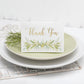 Greenery Thank You Cards - Gold